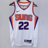 2023/24 Suns AYTON #22 White NBA Jerseys
