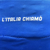 2024 Italy Home Blue Player Version Long Sleeve Jersey