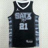 Spurs DUNCAN #21 Black NBA Jerseys