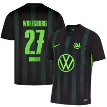 ARNOLD # 27 Wolfsburg Away Fans Soccer Jersey 2024/25