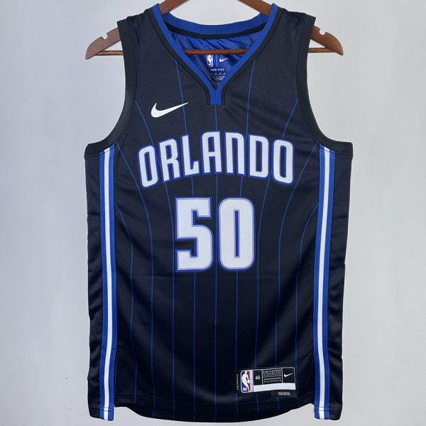 2023/24 Magic ANTHONY #50 Black NBA Jerseys 热压