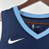 Grizzlies KAWAMURA #17 Dark Blue NBA Jerseys Hot Pressed
