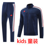 2025 Ad~ Sapphire Blue Kids Jacket Tracksuit