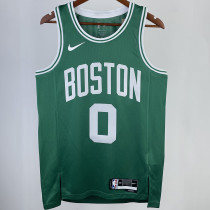 2023/24 Celtics TATUM #0 Green NBA Jerseys 热压