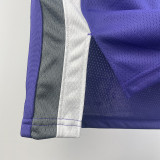 2023/24 Kings FOX #5 purple NBA Jerseys 热压