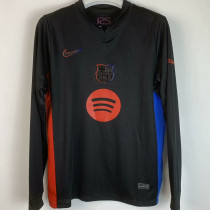 2024/25 BA Away Black Long Sleeve Fans Soccer Jersey 胸前大广告