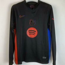 2024/25 BA Away Black Long Sleeve Fans Soccer Jersey 胸前大广告