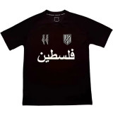 2025 Palestine Black Fans Soccer Jersey 白阿拉伯文
