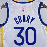 2023/24 Warriors CURRY #30 White NBA Jerseys