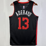 2023/24 Miami Heat ADEBAYO #13 Black City Edition NBA Jerseys