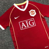 RONALDO #7 M Utd Home Retro Jersey 2006/07 (Have Patch 带双臂章 FA Premier League Font 英超字体 ) ★★