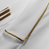 2011/12 RM Home White Retro Long Sleeve Soccer Jersey