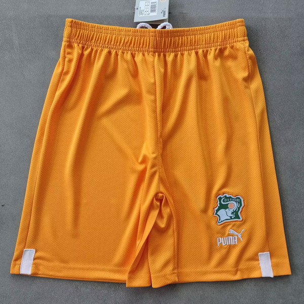 2023/24 Ivory Coast Orange Shorts Pants