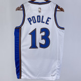 2023/24 Wizards POOLE #13 White Home NBA Jerseys