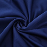 2025 Flamengo Sapphire Blue Hoody Zipper Jacket Tracksuit
