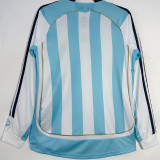 2006 Argentina Home Retro Long Sleeve Soccer Jersey