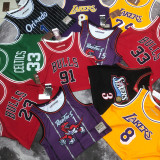 Bulls PIPPEN#33 Retro Red NBA Girl Jersey