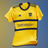 2023/24 Boca Away Yellow Fans Soccer Jersey