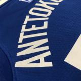 2023 Bucks ANTETOKOUNMPOL #34 Blue City Edition NBA Jerseys