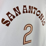 2023/24 Spurs LEONARD #2 White City Edition NBA Jerseys