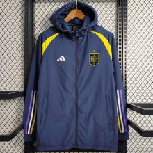2023/24 Spain Sapphire Blue Windbreaker