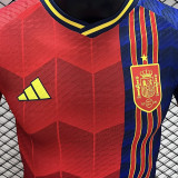 2024/25 Spain Special Edition Red Player Version Soccer Jersey