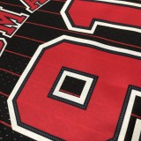 1997/98 Bulls RODMAN #91 Black Retro NBA Jerseys 热压