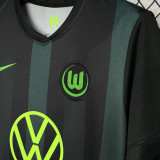 2024/25 Wolfsburg Away Fans Soccer Jersey