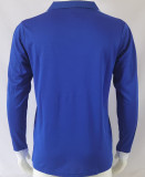 1982/84 France Home Blue Retro Long Sleeve Jersey
