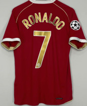 RONALDO #7 M Utd Home Retro Jersey 2006/07 (Have UCL Patch 带1个欧冠球 UCL Font 欧冠字体 ) ★★