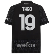 THEO #19 AC Milan x PUMA x Pleasures 4Th Black Fans Jersey 2023/24