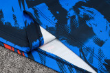 2024 England Blue Inkjet Vest Training Jersey(A Set)喷墨