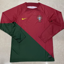2022/23 Portugal Home Red Long Sleeve Jersey