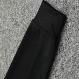 2025 BA Black Hoody Zipper Jacket Tracksuit