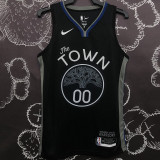Warriors KUMINGA #00 Black Grey NBA Jerseys
