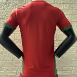 2025 Morocco Home Red Player Version Soccer Jersey