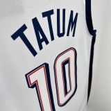 2025 Team USA TATUM #10 White NBA Jerseys