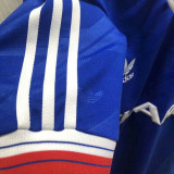 1986-1988 M Utd Away Blue Retro Soccer Jersey