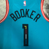 2023/24 Suns BOOKER #1 Wathet City Edition NBA Jerseys