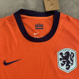 VIRGIL #4 NL Home Orange Fans Soccer Jersey 2024/25