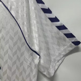 1986-1989 RM White Home Retro Soccer Jersey