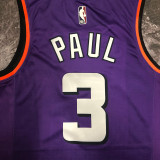 Suns PAUL #3 Purple Retro NBA Jerseys