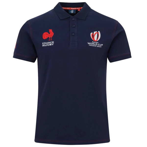 2023 France Home Blue Rugby T Shirt 法国