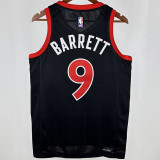 2023 Toronto Raptors BARRETT #9 Black NBA Jerseys