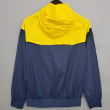 2023/24 Al Nassr Sapphire Blue Yellow Windbreaker