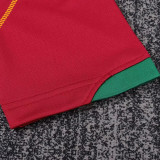 2006 Portugal Home Kids Retro Soccer Jersey