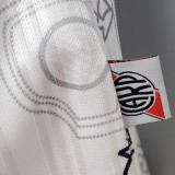 1996 River Plate Home Retro Long Sleeve Soccer Jersey