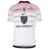 2022/23 Stade Toulousain Away White Rugby Shirt 图卢斯