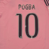 2015-2016 JUV Pink Retro Soccer Jersey带欧冠章。圆环。意甲盾