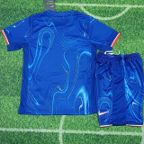 2024/25 CFC Home Blue Kids Soccer Jersey 带胸前广告